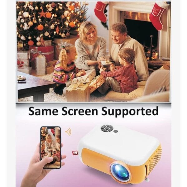⁦بروجكتور LCD سينافا، دقة 1280x720، اسود - PJT-10⁩ - الصورة ⁦3⁩