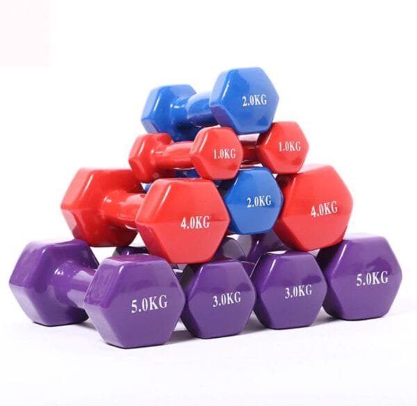 مجموعات دمبلز ملونه / Dumbbells Color Full Set