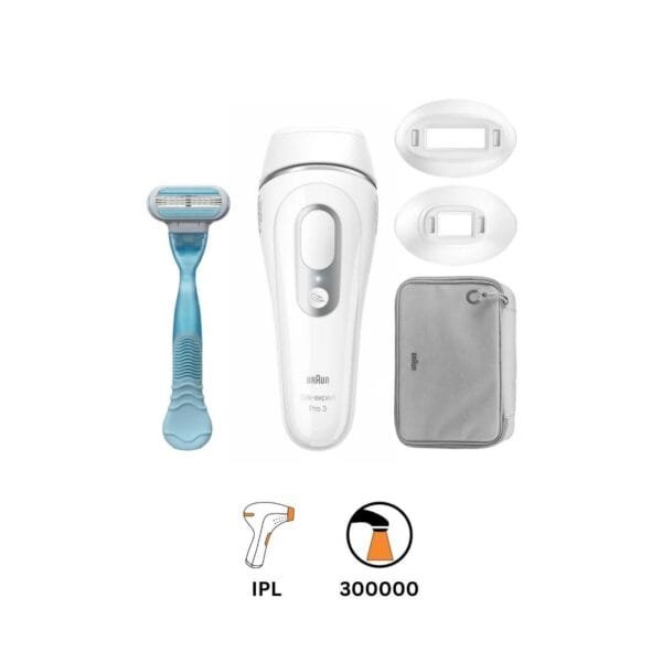 ⁦جهاز إزالة الشعر براون سيلك اكسبرت برو 3 IPL مع ماكينة فينوس - PL3121⁩ - الصورة ⁦2⁩